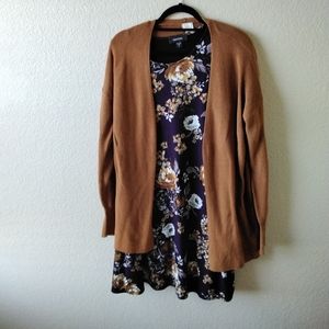 Karen Kane Dress and New Day Sweater Size Large